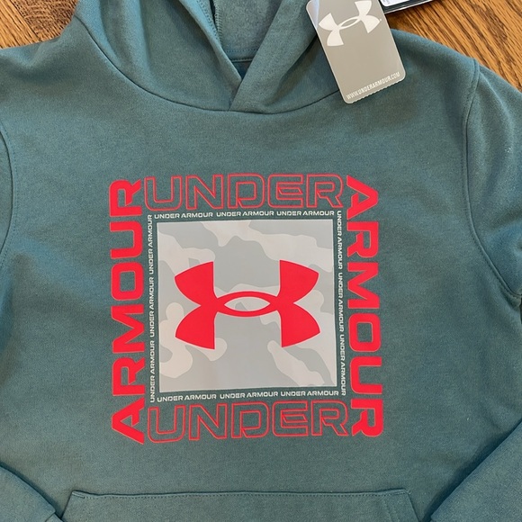 Boy’s Under Armour Fleece Hoodie/Sweatshirt. Size Large. New With Tags. - Picture 4 of 12